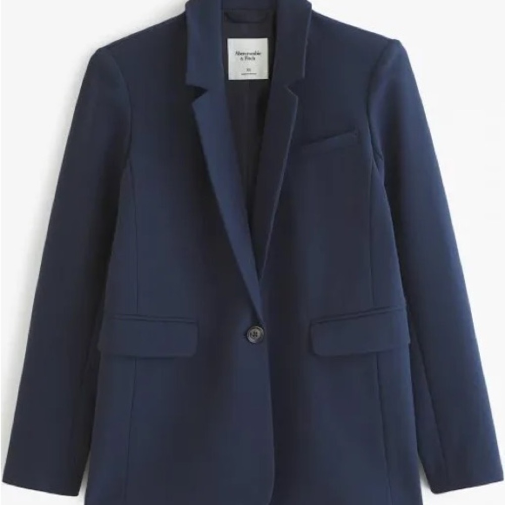 Abercrombie & Fitch Blue Blazer Modern Fit